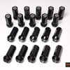 Zero Fighter 17HEX Long Open-End Racing Wheel Nut Set – M12×P1.5 (16pcs)