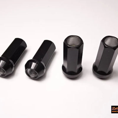 Zero Fighter 17HEX Long Open-End Racing Wheel Nut Set – M12×P1.5 (16pcs)